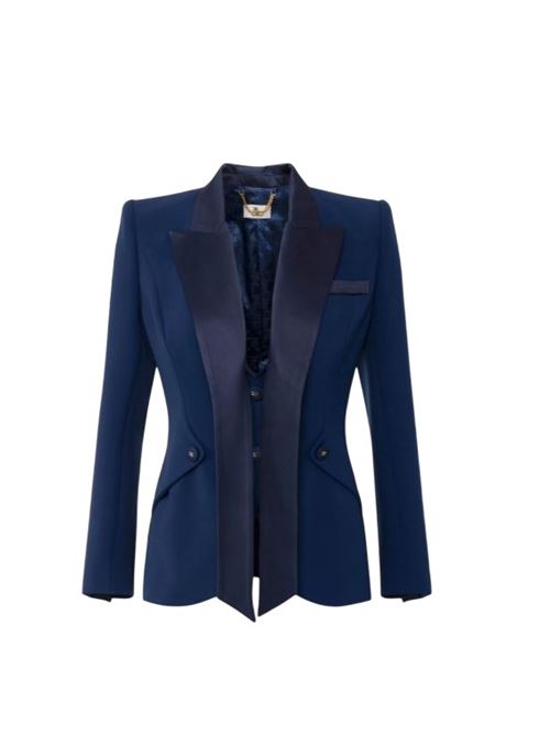 Light crepè tuxedo jacket Elisabetta Franchi ELISABETTA FRANCHI | GI13351E2.DC8